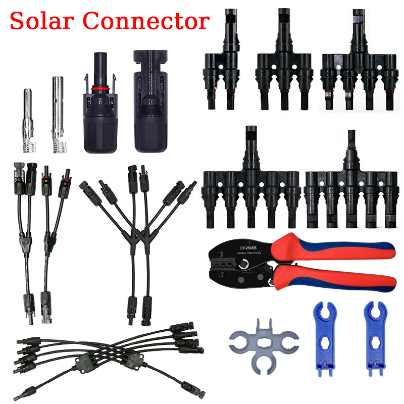 Solar Cable Mc4 Connector - Konektor PV surya 1000V 30A, konektor