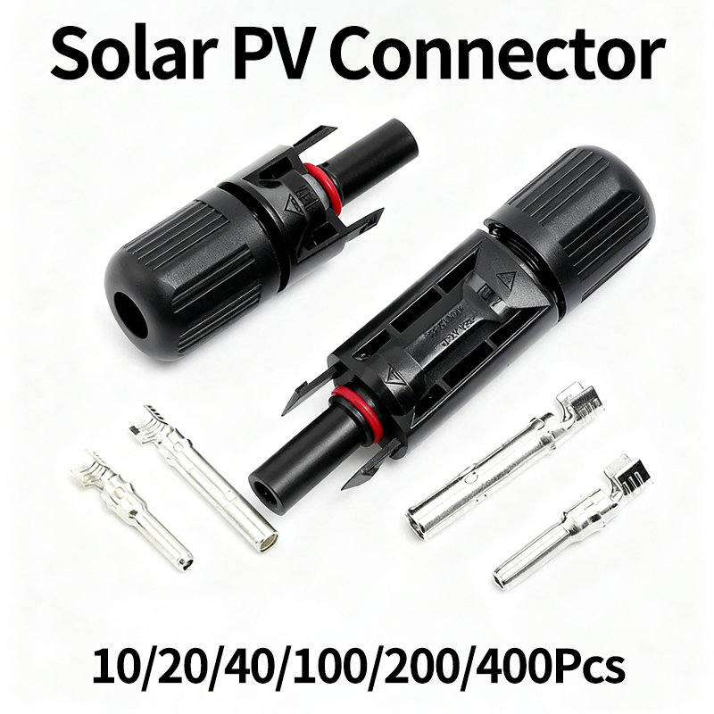 Solar Cable Mc4 Connector - 10/20/40/100/200/400 Buah Kit Konektor PV Surya