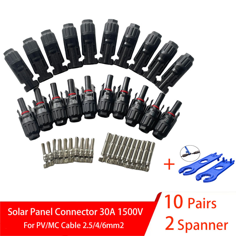 Colokan PV konektor surya 5/10 - Solar Cable Mc4 Connector ulasan dan harga