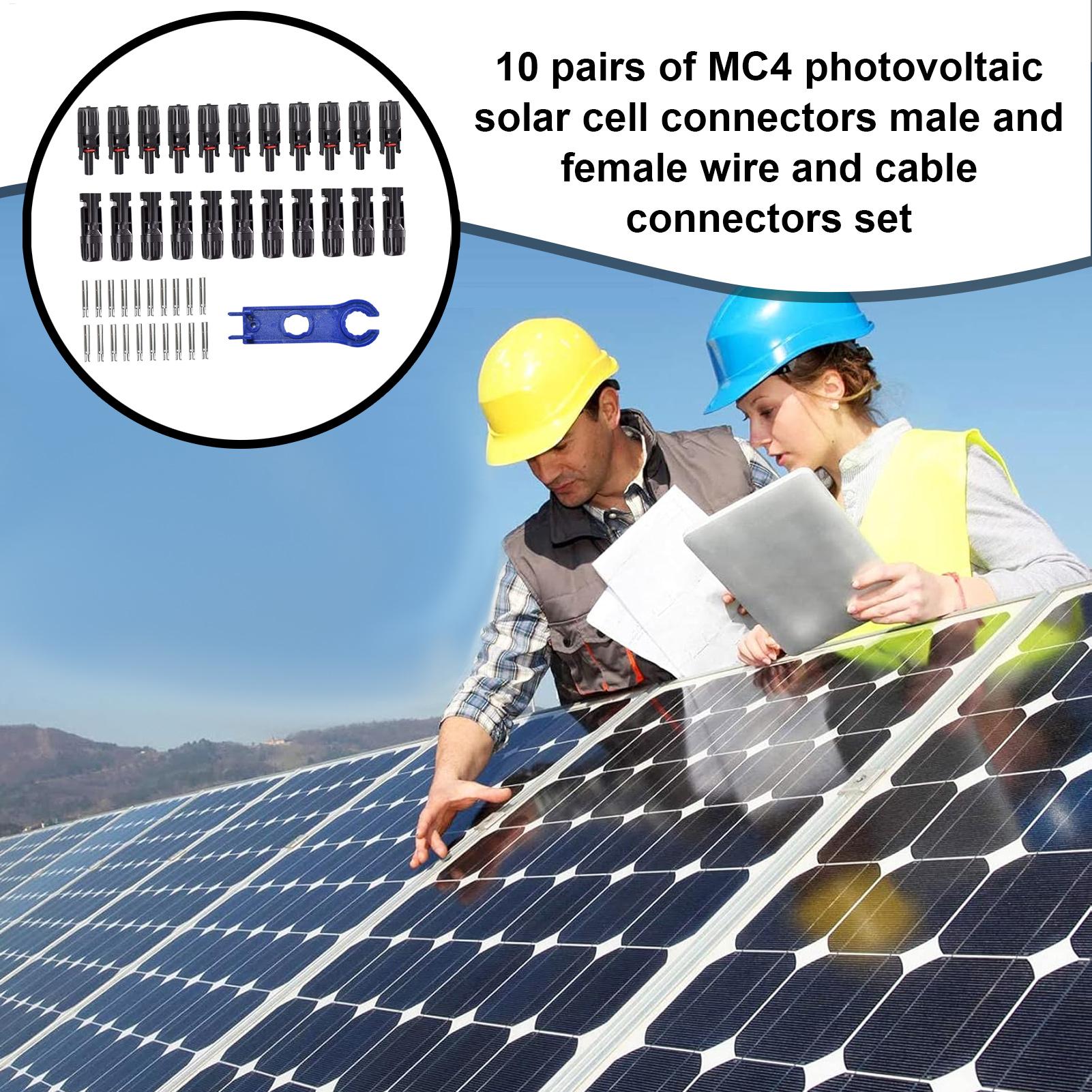 10 Pasang MC4 Konektor Surya F - Solar Cable Mc4 Connector ulasan dan harga