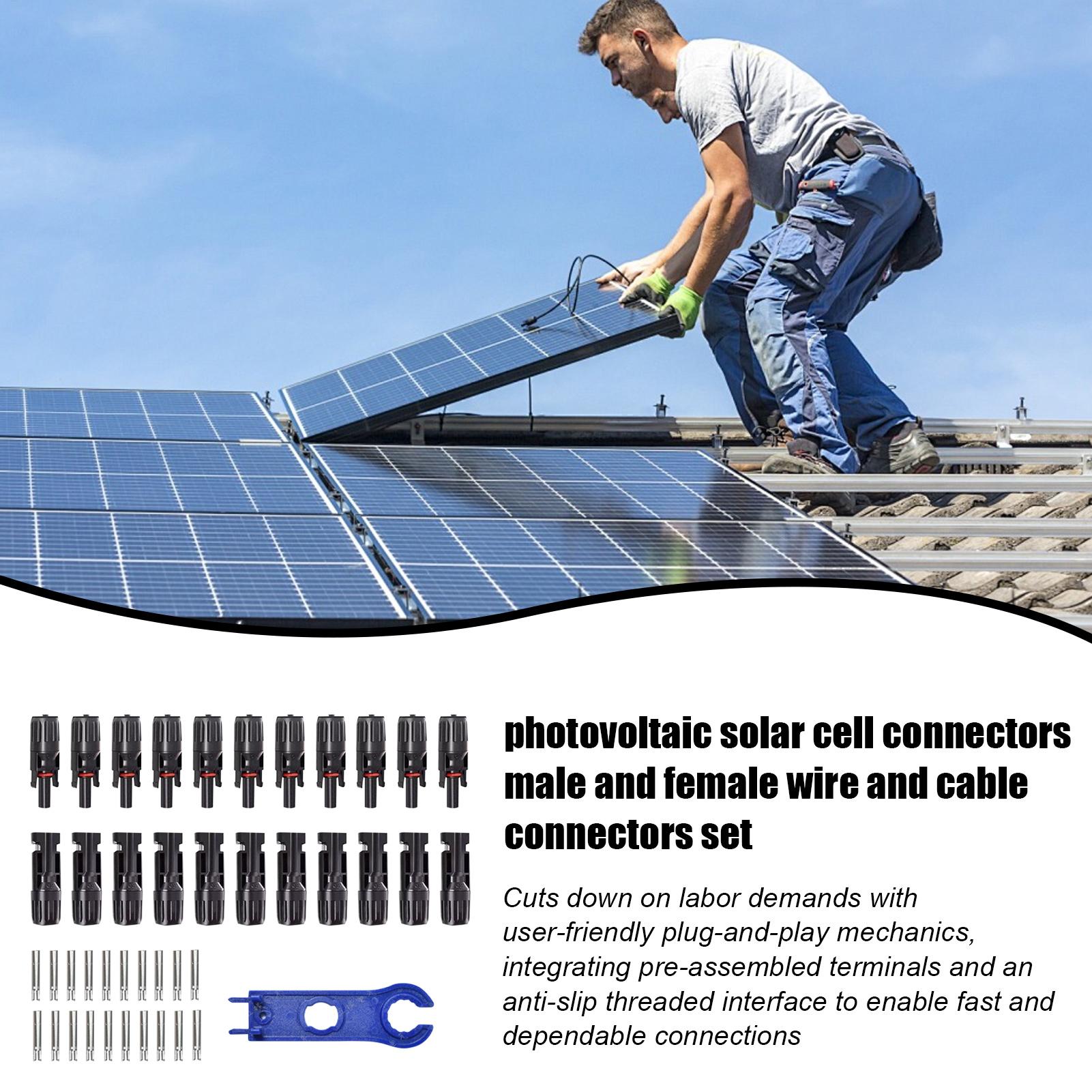 10 Pasang MC4 Konektor Surya F - Solar Cable Mc4 Connector ulasan dan harga