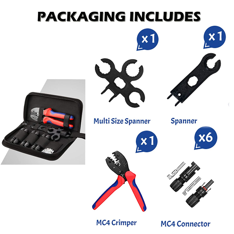 Solar Crimping tang alat Kit u - Solar Cable Mc4 Connector ulasan dan harga
