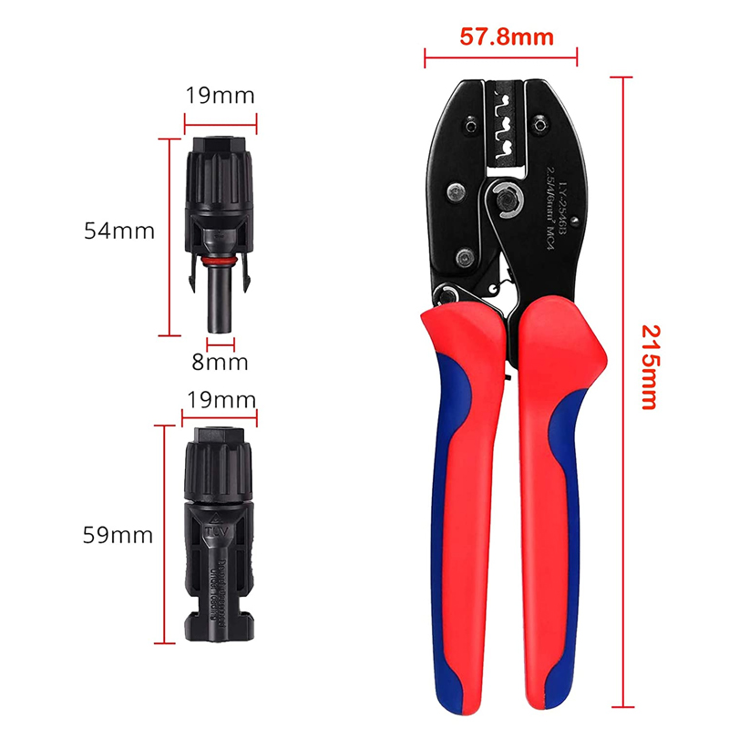Solar Crimping tang alat Kit u - Solar Cable Mc4 Connector ulasan dan harga