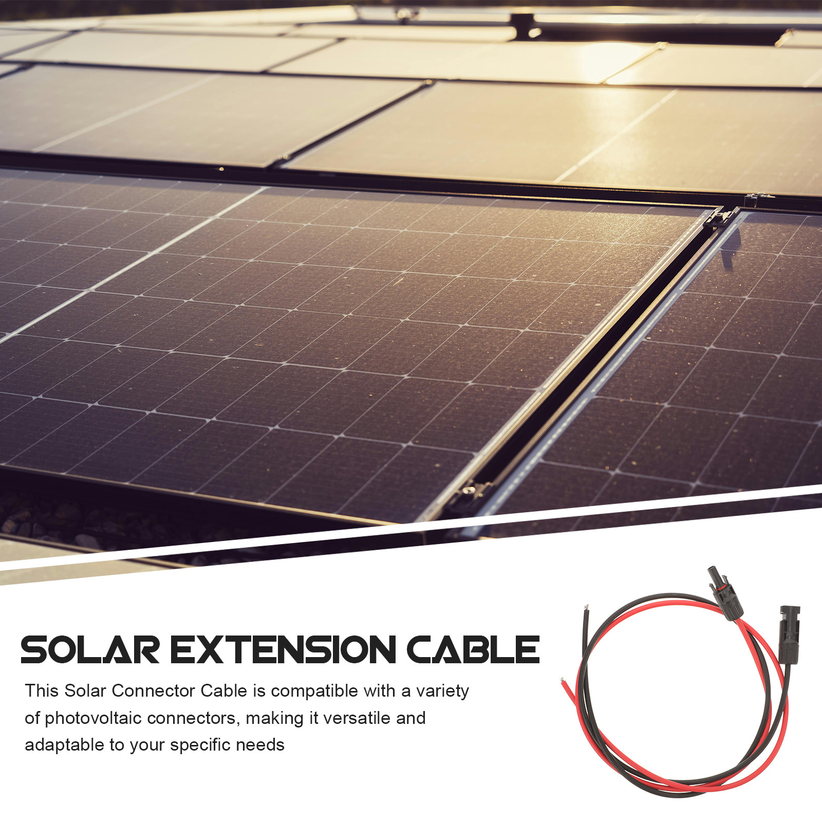 2Pcs Kabel Konektor Surya Komp - Solar Cable Mc4 Connector ulasan dan harga