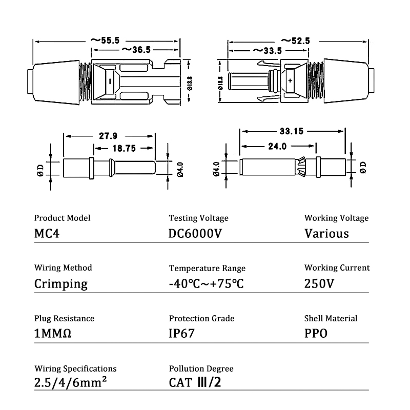 10/20/50/100/300/400PCS Kit Ko - Solar Cable Mc4 Connector ulasan dan harga
