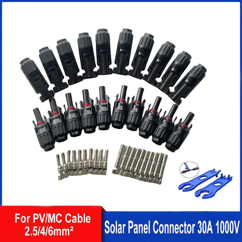 Colokan PV konektor surya 5/10 - Solar Cable Mc4 Connector ulasan dan harga